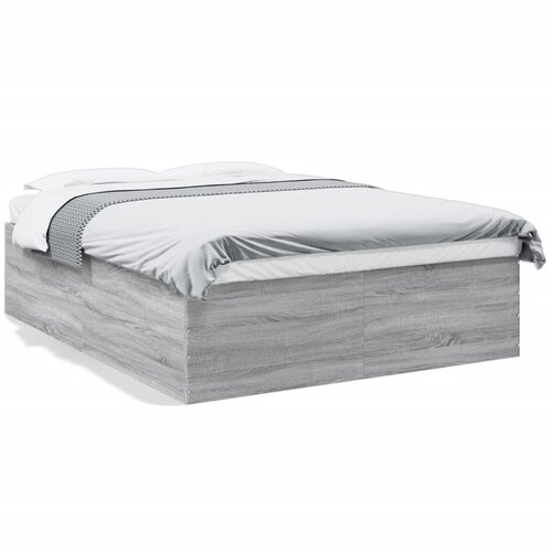vidaXL Okvir za krevet boja hrasta 150x200 cm od konstruiranog drva Cijene