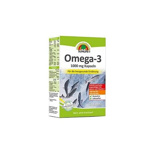 Sunlife omega 3 kapsule 60x1000 mg Slike