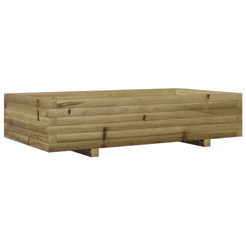 Maison Chic Vrtno cvetlično korito - Cvetlični Lonec 110x60x26,5 cm impregnirana borovina, (21790547) Slike