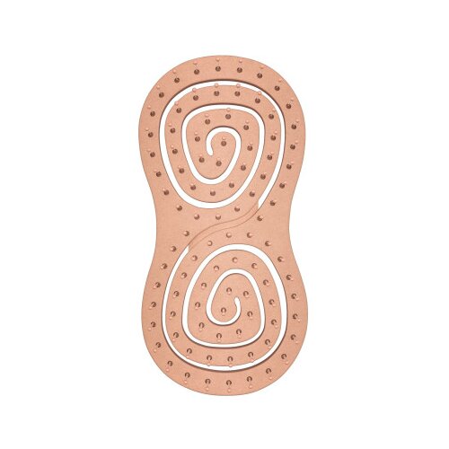 NOELLE krtača za lase - Eco-Friendly Detangler Hairbrush - Orange Swirl Cene