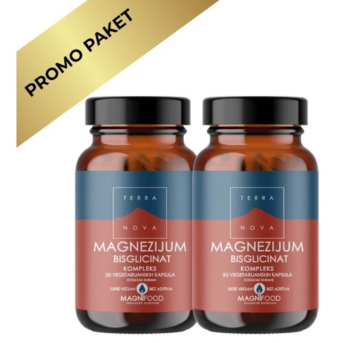 TERRA NOVA Magnezijum Bisglicinat 100 mg &ndash; Dve Kutije Za Potpunu Podr&scaron;ku Mi&scaron;ićima i Energiji Cene
