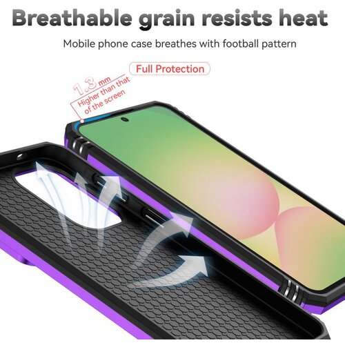 SUNSKY Hybrid Armor ovitek za Samsung A57, Vijoličen Slike