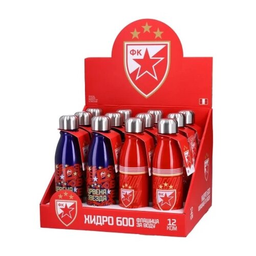 Best Buy Hydro 600, fla&scaron;ica za vodu, aluminijumska, 600ml, Crvena Zvezda, miks Cene