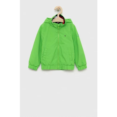 Tommy Hilfiger Dječja jakna boja: zelena