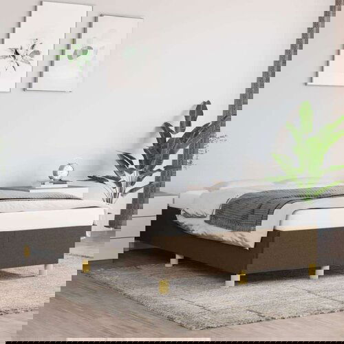  Za krevet tamnosmeđi 120x200 cm od tkanine Cijene