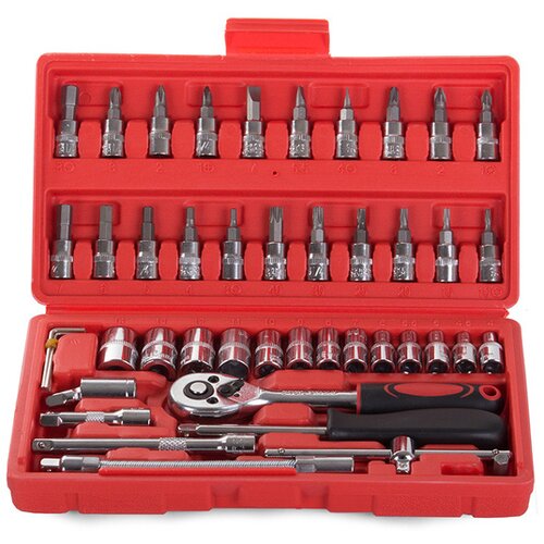 VERK_GROUP VERK GROUP set 1/4 nasadnih 46 delnih racen gedore 11256 Cene