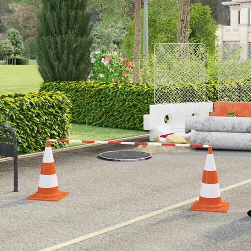 vidaXL Uvlačive prečke za prometne čunjeve 10 kom ABS 116 - 197 cm Cijene