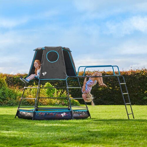 TP Toys - Crni dječji toranj za igru Play Tower Explorer vrhunski dječji zabavni centar | BRANDED IN GREAT BRITAIN Slike