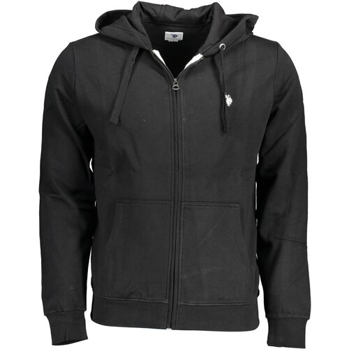 U.S. Polo Assn. US POLO SWEATSHIRT WITH ZIP BLACK MAN Slike