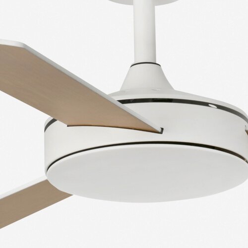 Faro 33603DC - Plafonski ventilator MINI MALLORCA, braon/bela, prečnik 106 cm + daljinski upravljač Slike
