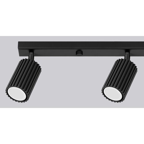 Nice Lamps Črna stropna svetilka 6,5x81 cm Gleam &amp;ndash; Slike