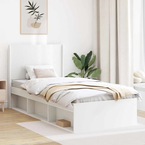  Uzglavlje Bijela Konstruirano drvo - Bijela 75 cm Slike