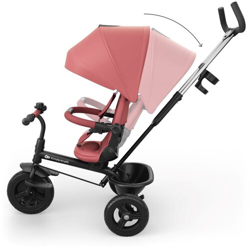 Kinderkraft Tricikl Aston 2 Plus, Pink Slike