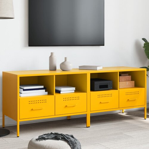 TV ormarići 2 kom boja senfa 68 x 39 x 50,5 cm čelični Cijene