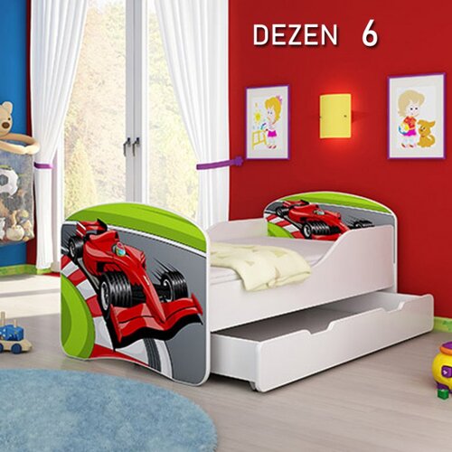 Olimp Sport dečiji krevet drveni 140x70cm sa fiokom i gratis dušek 45 dezena Cene