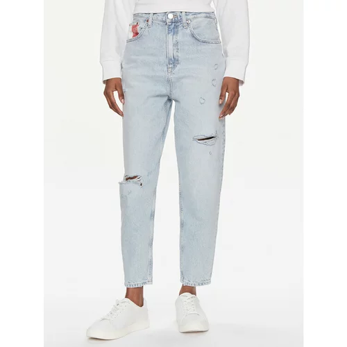 Tommy Jeans Jeans hlače DW0DW18314 Modra Mom Fit