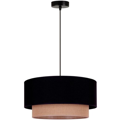  Duolla - Luster na sajli BOHO 1xE27/15W/230V prečnik 45 cm crna/braon Cene