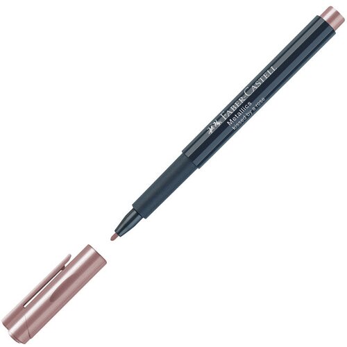  PERMANENTNI MARKER 1-2MM METALIK FABER CASTELL 160789 METALIK UMAZANO ROZA Slike