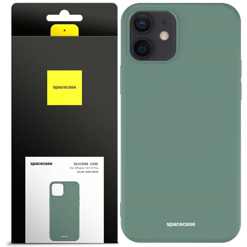 Spacecase SILIKONSKI OVITEK ZA IPHONE 12 12 PRO TEMNO ZELEN, (21963102) Cene