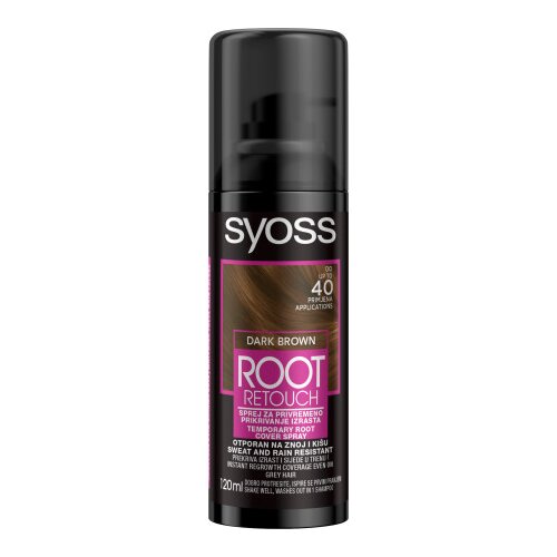 Syoss sprej za prekrivanje lasnega narastka - Root Retoucher - Dark Brown Cene