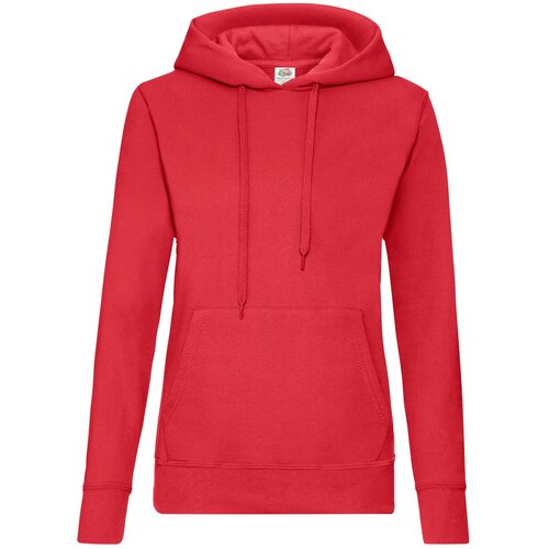 Fruit Of The Loom Czerwona bluza z kapturem Hooded Sweat Cene