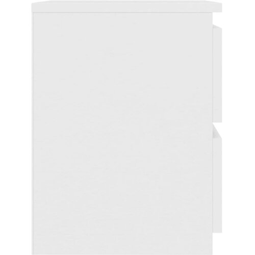  Noćni ormarići 2 kom bijeli 30 x 30 x 40 cm konstruirano drvo Slike