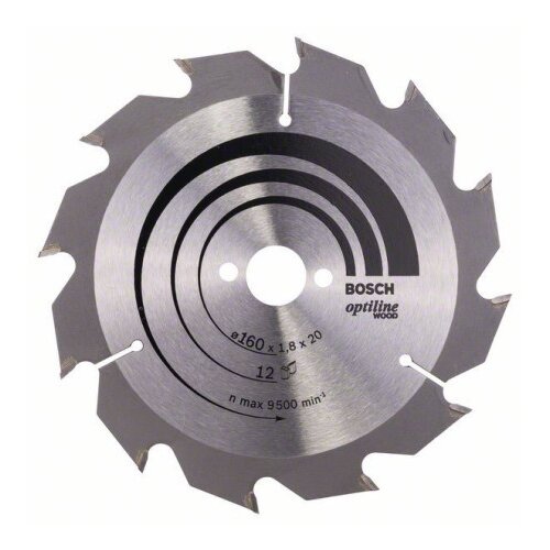Bosch List kružne pile PRO Wood Circular Saw Blade, 160x20/16x1,8 mm, 12 zubaca Cijene