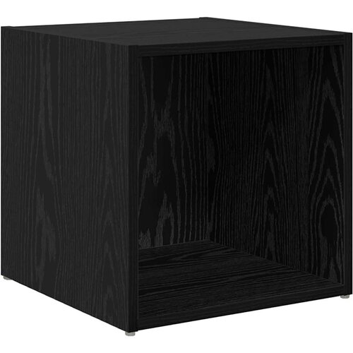  Set TV komoda 2 pcs 37 x 35 x 37,5 cm Crna Konstruirano drvo Slike