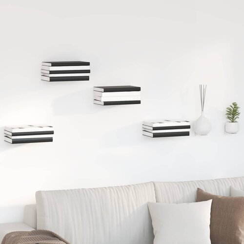  Lebdeća polica s policom Zidne 8 pcs Bijeli 6 x 10,8 x 6,6 cm Cijene