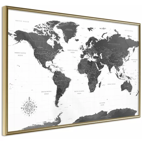  Poster - The World in Black and White 30x20