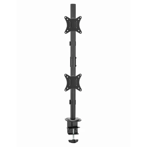 Gembird NOSAČ ZA DVA MONITORA VERTIKALNI GEMBIRD MA-D2-02, montaža na stol, (rotate, tilt, swivel), 17”-32”, up to 9 kg