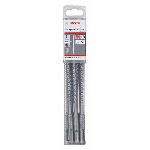 Bosch Hamer burgija SDS plus-7X 2608576176, 6 x 150 x 215 mm, 1 komad Cene