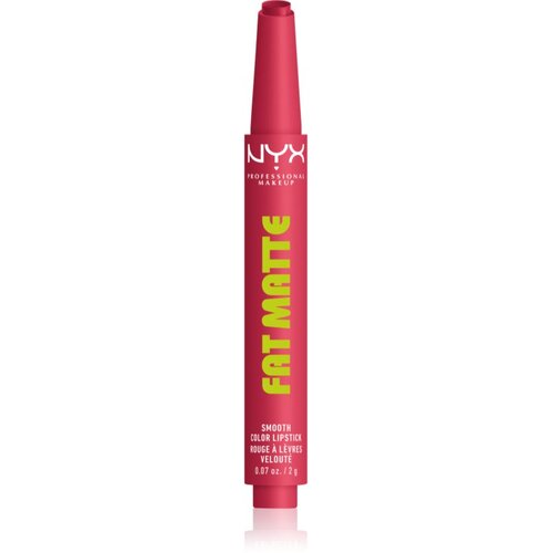 NYX Professional Makeup Fat Matte ruž za usne 11 pink puff Slike