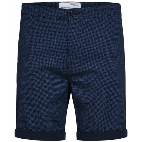 Selected Homme Kratke hlače iz tkanine 16082506 Modra Regular Fit