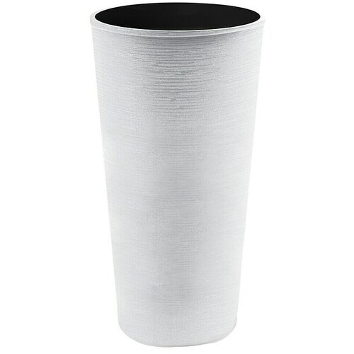 Visoka okrugla posuda za biljke Melrose Glamour (Plastika, Bijela, Ø x V: 25 x 46,5 cm) Cene