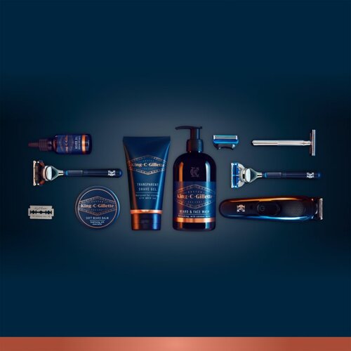 King C. Gillette Soft Beard Balm balzam za bradu 100 ml Slike