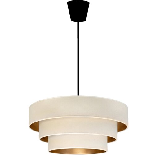  Brilagi - Visilica na sajli LUNETA 1xE27/60W/230V, prečnik 40 cm, krem/zlatna Slike