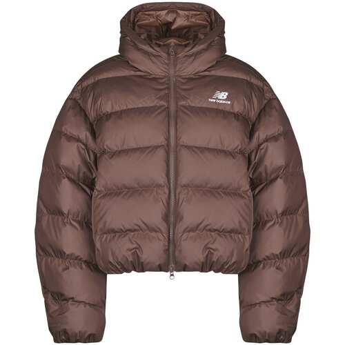 New Balance BOSTON PUFFER JACKET Smeđa Slike