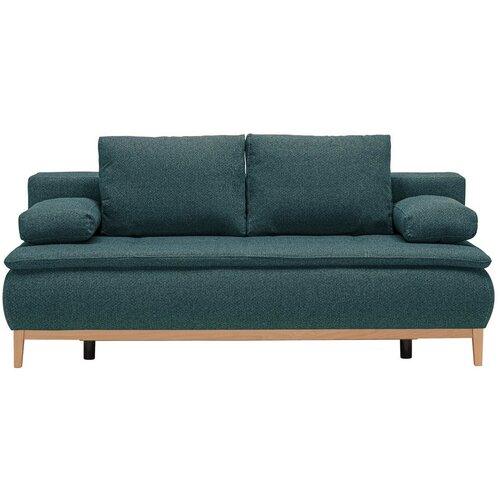 CARRYHOME BOXSPRING ZOFA, barve petroleja tekstil Slike