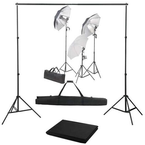  za fotografski studio sa setom svjetiljki i pozadinom Cene