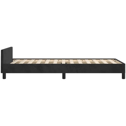  Okvir za krevet s uzglavljem crni 90x200 cm bar&amp;scaron;unasti Slike