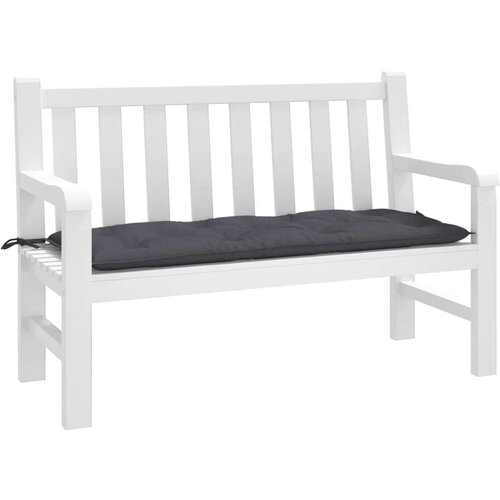  Jastuk za vrtnu klupu antracit 120 x 50 x 7 cm tkanina Oxford Cijene