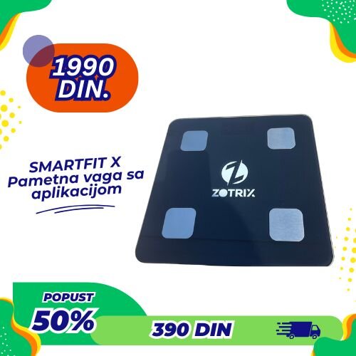 Zotrix smartfit x pametna vaga Cene