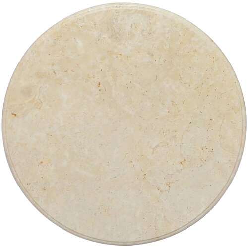 vidaXL Mizna plošča krem Ø 60x2,5 cm marmor Cene