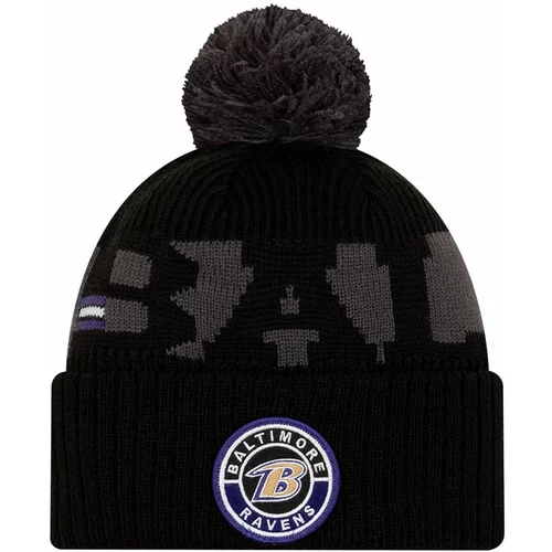 New Era Baltimore Ravens NFL 2020 Official Sideline Cold Weather Sport Knit zimska kapa