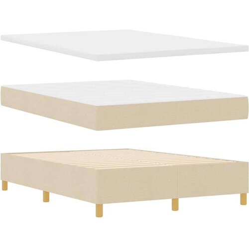 Podna opruga s madracem Tamno siva 90x190 cm Krema 140 x 200 cm - Krema 140 x 200 cm Dizajn linija Slike