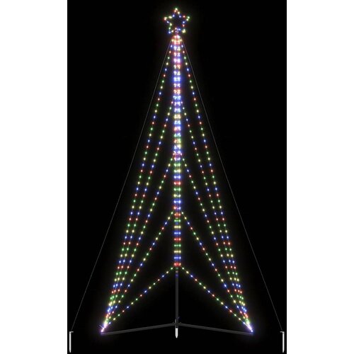  LED božićno drvce 615 LED šarenih 404,5 cm Cene