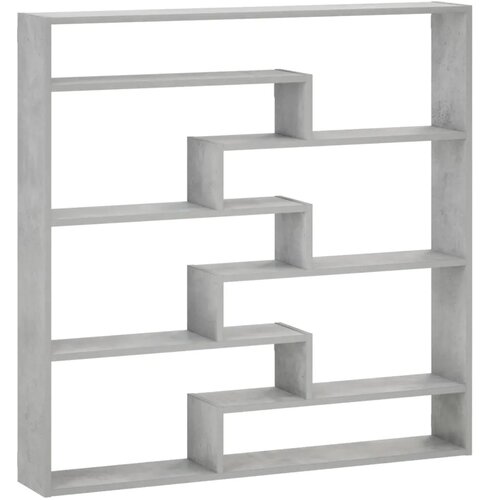  Zidna polica Betonska siva 103 x 17 x 102 cm Prerađeno drvo - Betonska siva Slike