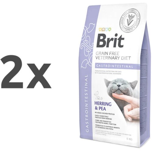 Brit veterinary diet Brit GF Veterinarska dieta za mačke - Gastrointestinal 2 x 5 kg Cene
