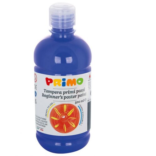Boja TEMPERA 0,5 LITRE PRIMO BASE 202BR500500 TAMNOPLAVA Cene